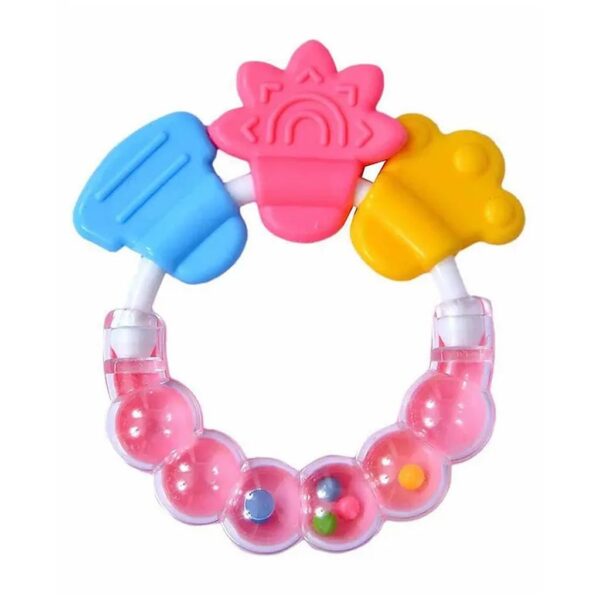 Numum Silicone Ring Teether - Multicolor ( color and design may vary)